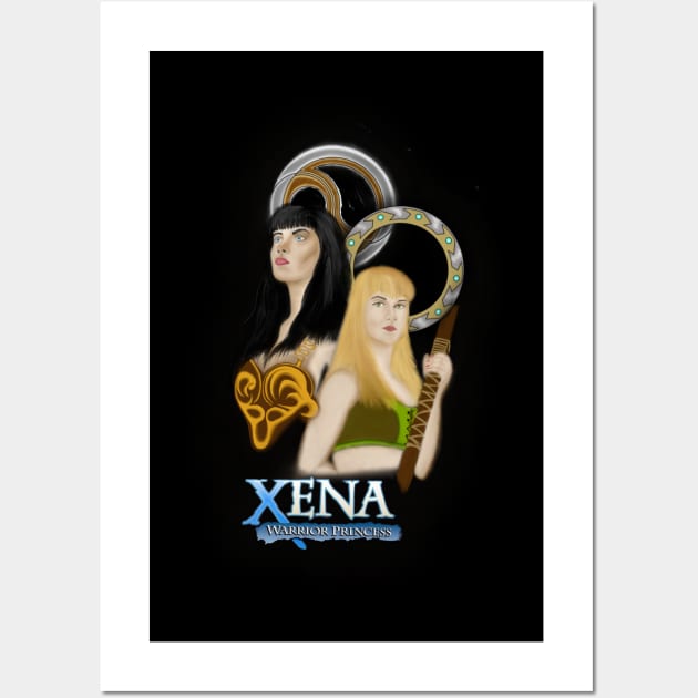 Xena princesa guerreira. Wall Art by Antimateria